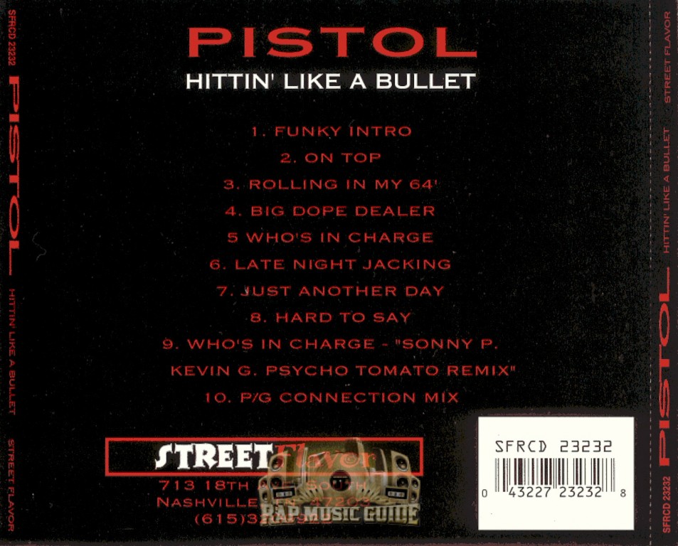 Pistol - Hittin Like A Bullet: CD | Rap Music Guide